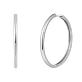 925 Silber |  Ohrringe CREOLEN XENOX