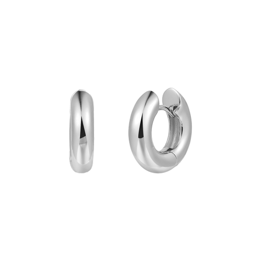 925 Silber |  Ohrringe CREOLEN XENOX