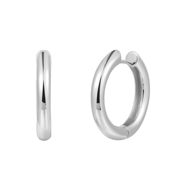 925 Silber |  Ohrringe CREOLEN XENOX