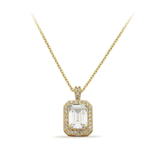 14K Gold | Halskette mit Zirkonia K2040