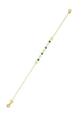14K Gold | Armband mit Nazar BLK936