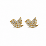 14K Gold | Ohrstecker mit Vogel KP0365A