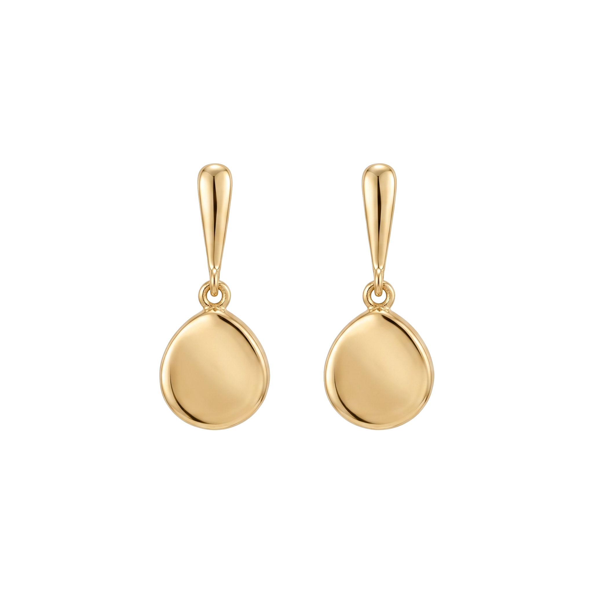 14K Gold | Ohrhänger Rund O201