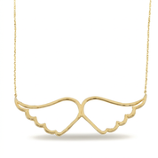 14K Gold | Halskette mit Flügel K0331