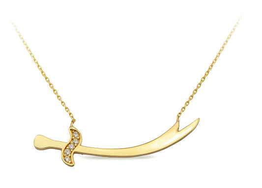 14K Gold | Halskette mit Zülfikar K1896
