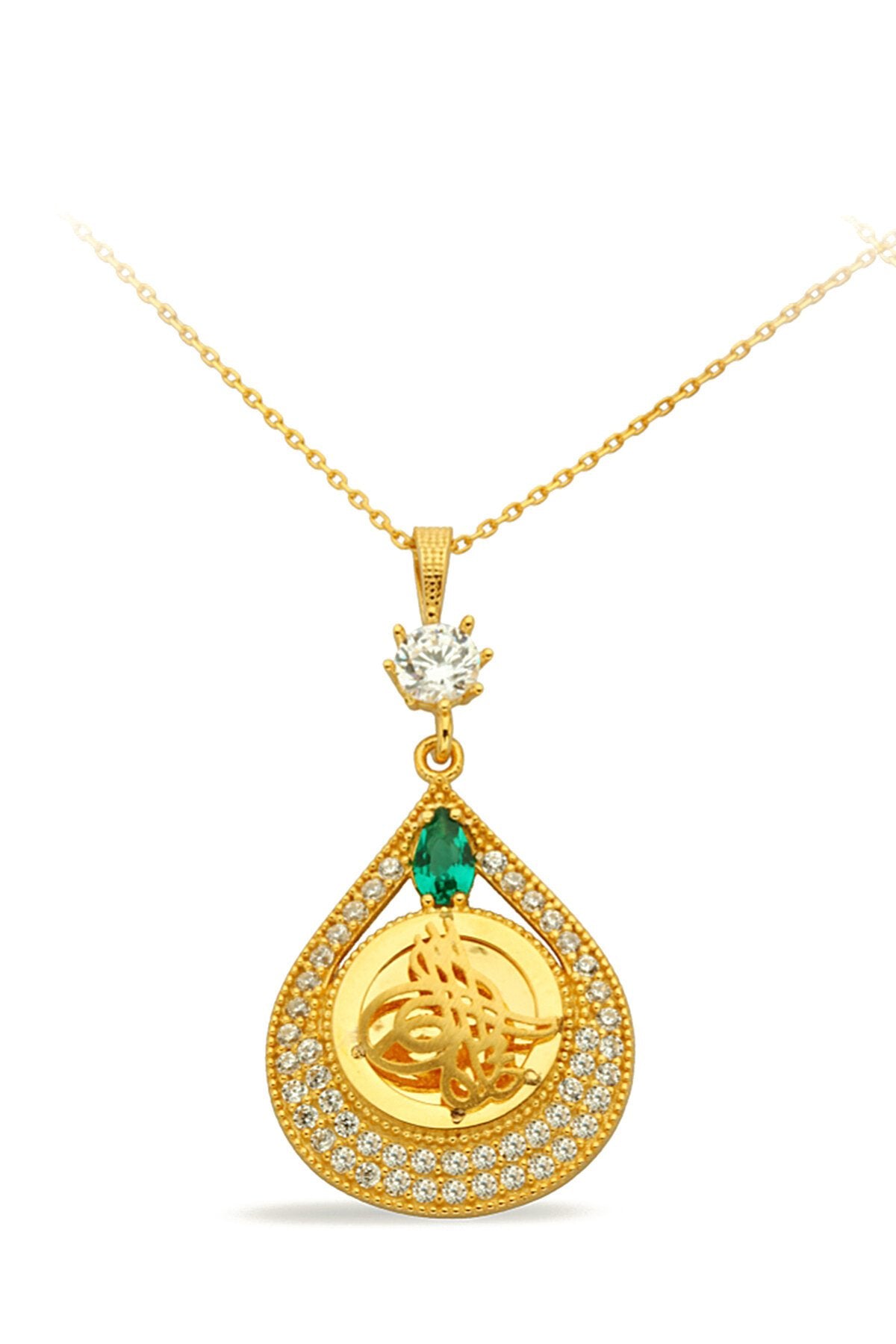 14K Gold | Halskette mit Tugra K2602