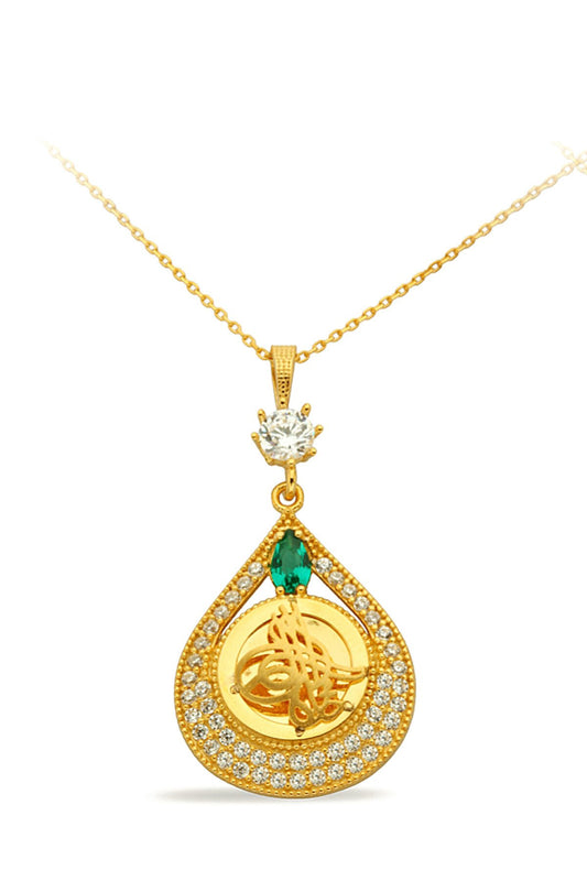 14K Gold | Halskette mit Tugra K2602
