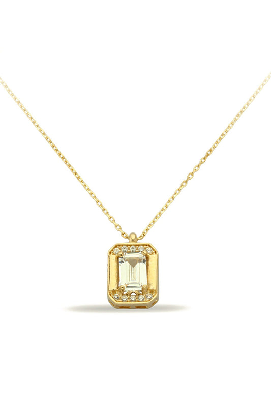 14K Gold | Halskette mit Zirkonia K2606