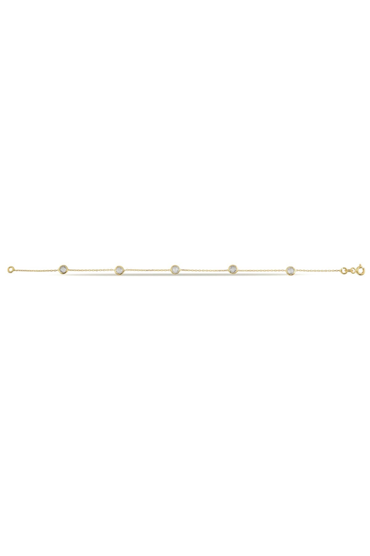 14K Gold | Armband mit Zirkonia BLK0072