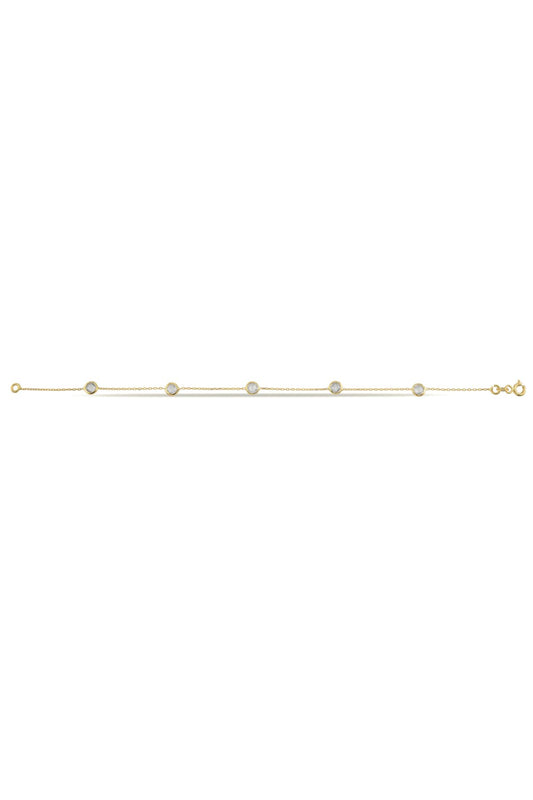14K Gold | Armband mit Zirkonia BLK0072