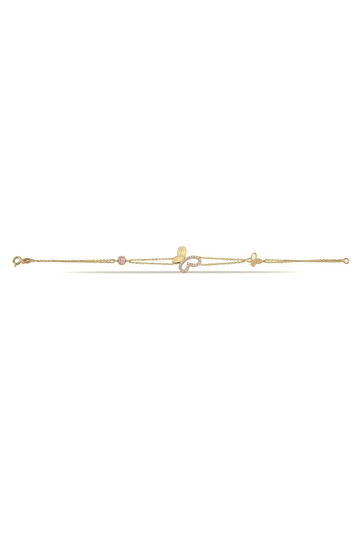14K Gold | Armband mit Zirkonia BLK0088