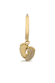 14K Gold | Ohrstecker mit LoveFuß KP0018C