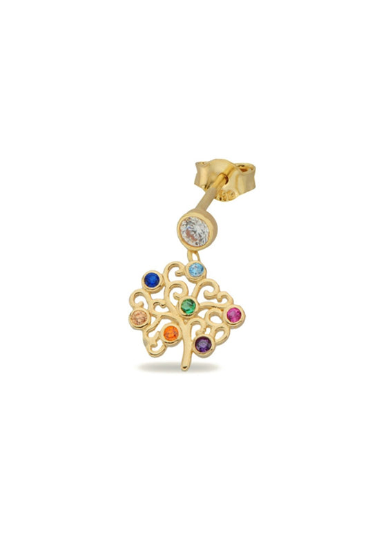 14K Gold | Ohrstecker mit LebensBaum KP0113B