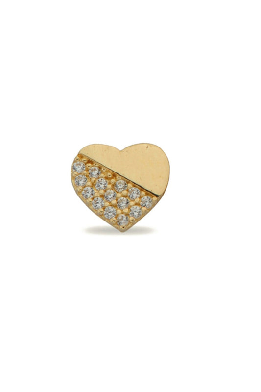14K Gold | Ohrstecker mit Herz KP0276A