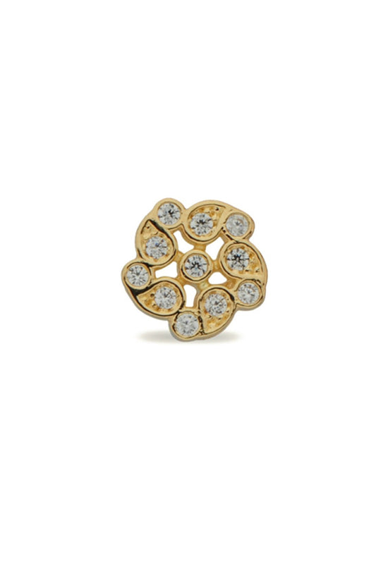 14K Gold | Ohrstecker mit Zirkonia KP0280A
