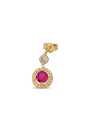 14K Gold | Ohrstecker mit Zirkonia KP0427B
