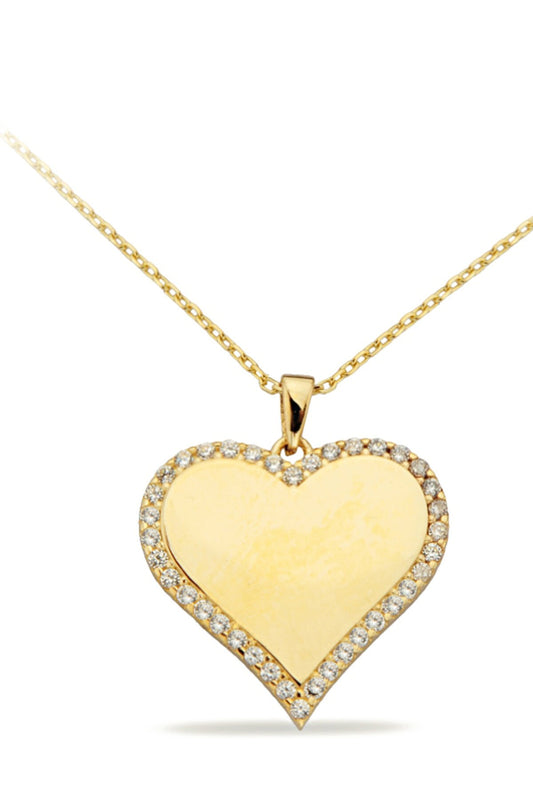 14K Gold | Halskette mit Herz K2959