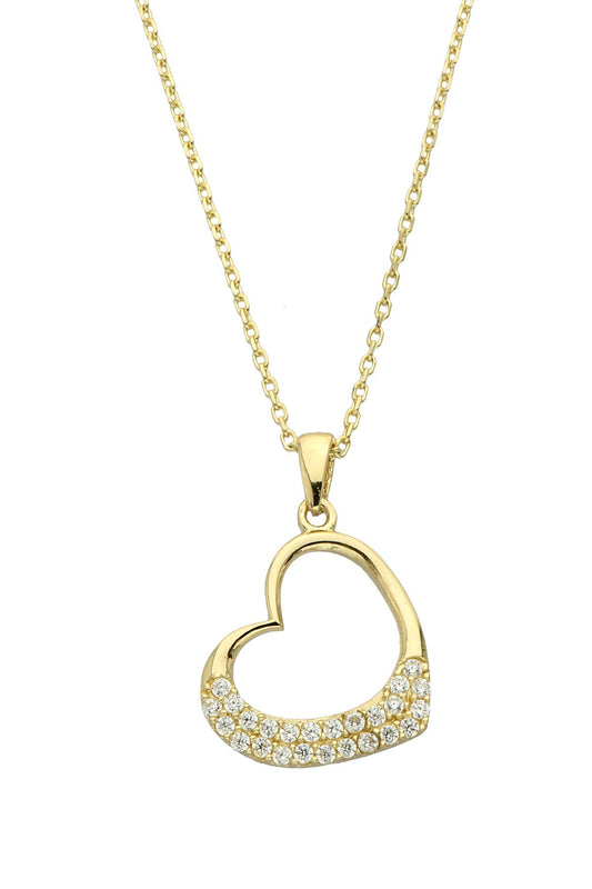 14K Gold | Halskette mit Herz K3675