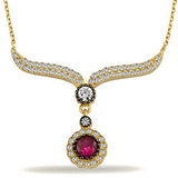 14K Gold | Halskette mit Zirkonia K0214B