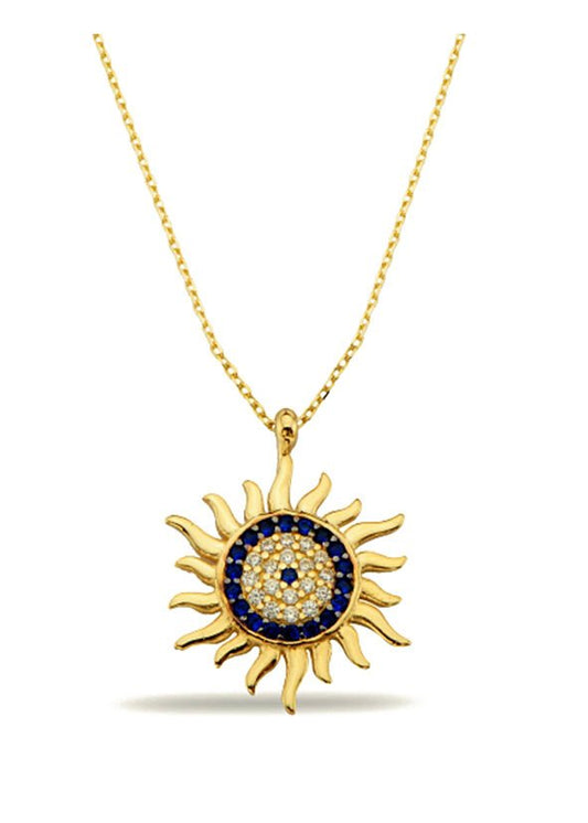 14K Gold | Halskette mit Creole K1127B