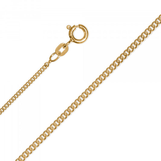 14K Gold | Panzerkette flach 1,10 mm - 2,10 mm