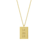 SAVE THE DATE NECKLACE