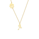 Pfote Kette mit Buchstabe