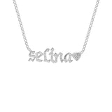 Namenskette mit Herz