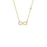 Infinity Halskette mit ZIRKONIA