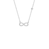 Infinity Halskette mit ZIRKONIA