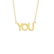 Gestreifter You Halskette (7166201495597)