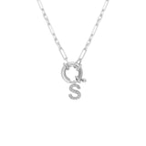 Chain Zirkonia Buchstaben Halskette