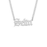Cuban Link Namenskette Gothic