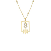 Buchstabenkette mit Ball Chain (7153011130413)