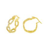 Madrid Chain Design Zirkonia Ohrring