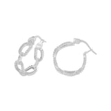 Madrid Chain Design Zirkonia Ohrring