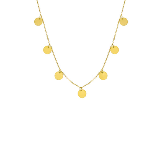 Multi Coin Necklace (7017620897837)