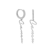 Namensohrring mit Zirkonia (6994374164525)