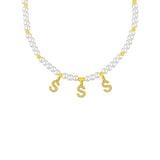 Pearl Vibes Zirkonia Buchstaben Namenskette