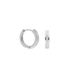 Round Zirconia Basic Ohrring
