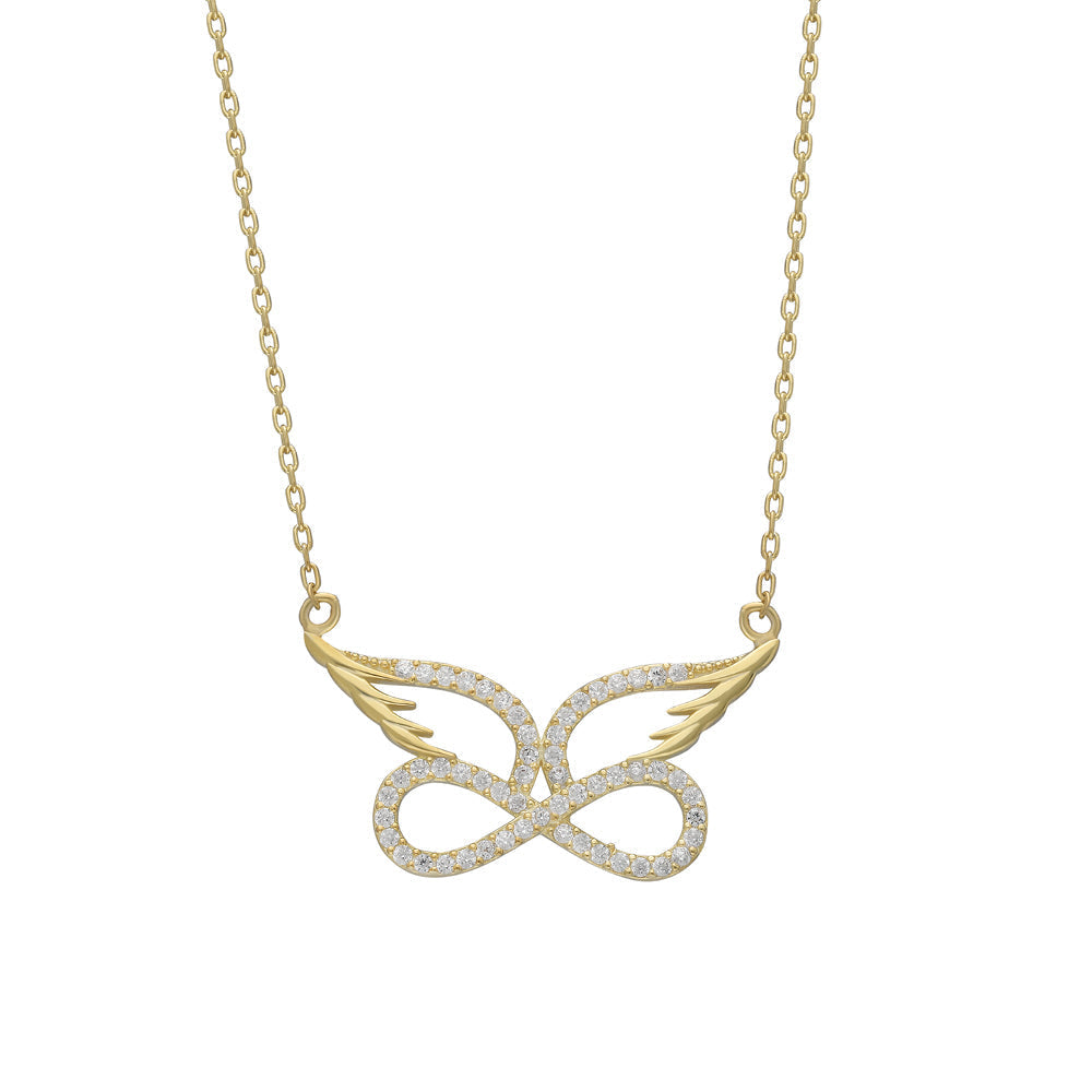 Engel Infinity Halskette (8206019068206)