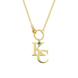 Zweier Buchstaben Halskette II