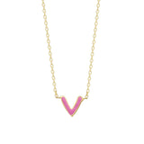 MINIMAL COLORFULL HEART NECKLACE