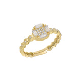 ROSE ZIRKONIA RING