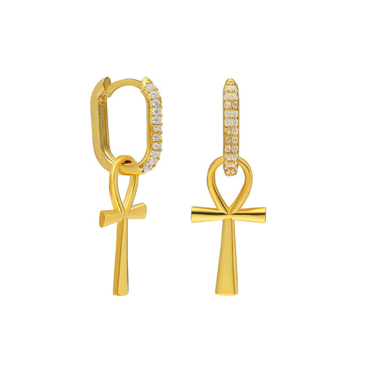 Ankh Zirkonia Ohhringe (7042153349165)