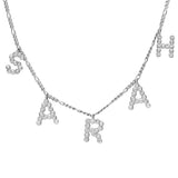 Chocker Ball Zirkonia Namenskette