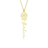 Sonnenblume Namenskette